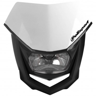 Polisport Headlight Halo white-black P8657400001 Polisport Beleuchtung-Frontscheinwerfe