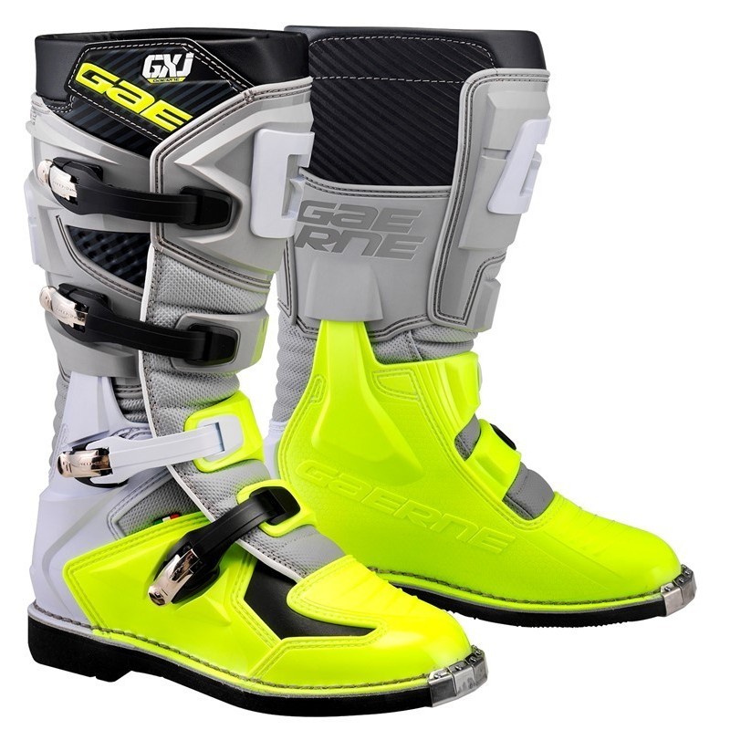 Boots Gaerne GX-J grey/flo yellow 2169-009 Gaerne Kids Motocross Boots