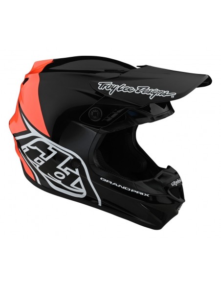 Helmet Youth Troy lee Designs GP Block black/orange 10458200 Troy lee Designs  Kinder Motocross Helme
