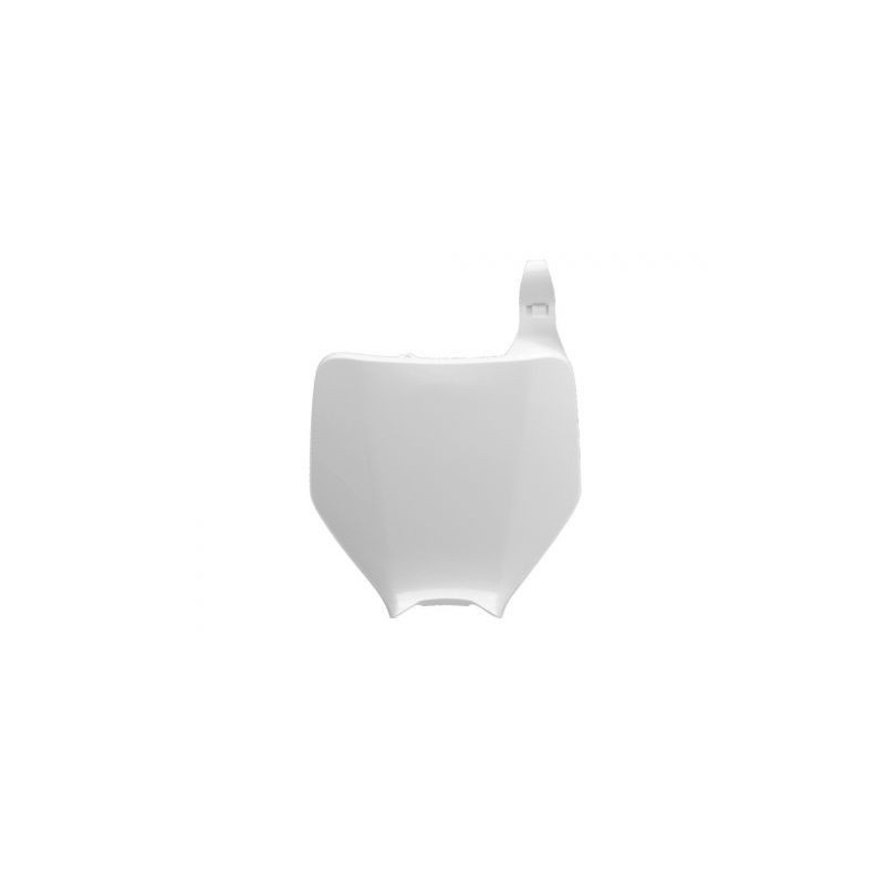 Plaque Numéro Avantale Kawasaki KX 03-08 blanc