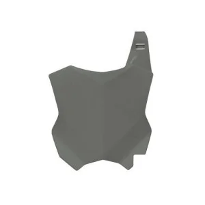 Front number plate Kawasaki KXF 450 16- KXF 250 17- grey