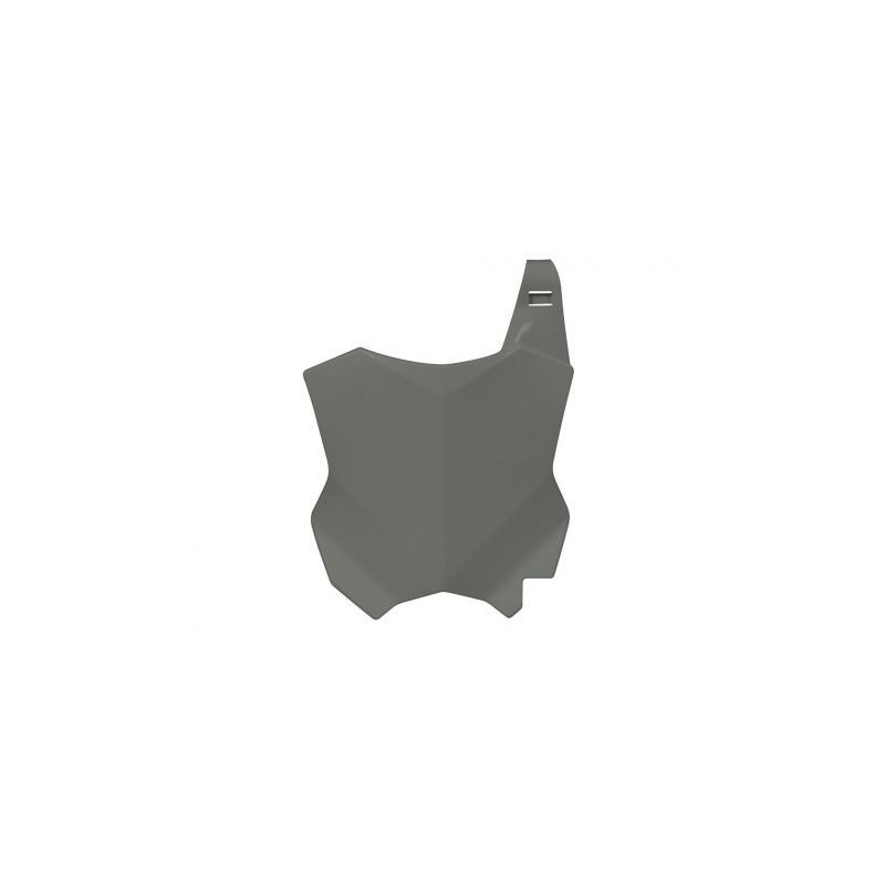Front number plate Kawasaki KXF 450 16- KXF 250 17- grey