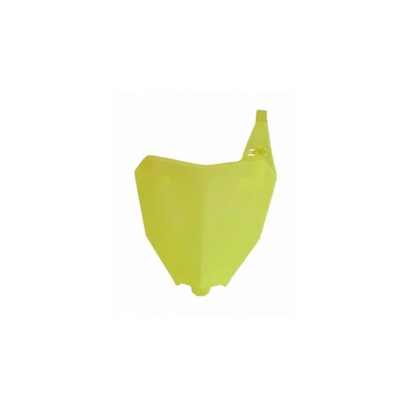 Plaque Numéro Avantale Honda CRF 18- jaune fluo