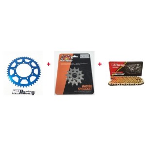 Chain and sprockets kit PBR TM MX/EN blaue