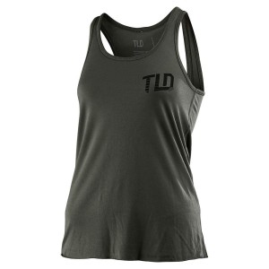 Canotta TLD Donna Trackside Verde Militare