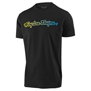 T-Shirt Bambino Troy Lee Design signature nera