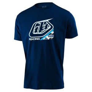 T-Shirt Bambino Troy Lee Design Precision 2.0 Camo Navy