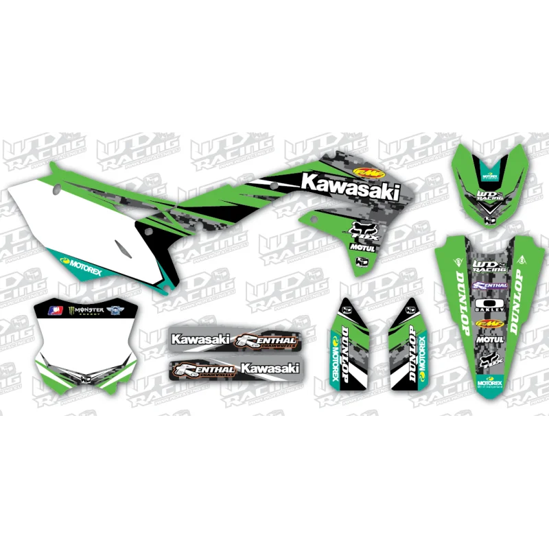 Graphics Kit Kawasaki CAMO WDGCamoKaw  KAWASAKI