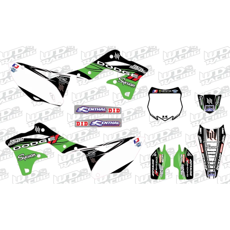 Graphics Kit Kawasaki DODGE WDGDODGE  KAWASAKI