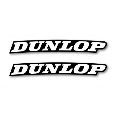 Adesivo parafango anteriore -Dunlop- (2 pezzi) ADPARDUNLOP