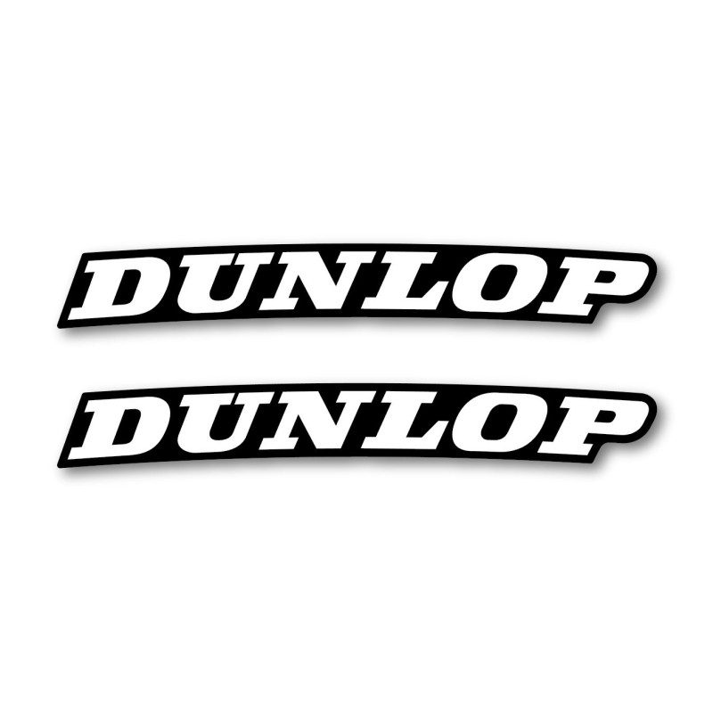 Front fender decal-Dunlop- (2 pcs)