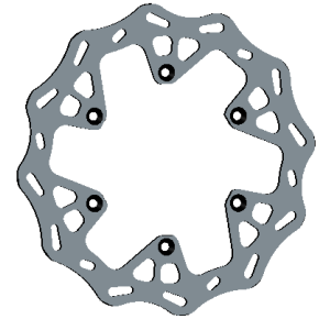 Hinten Bremsscheibe Braking 240mm | Yamaha YZF 450 2020- YZF 250 2021-
