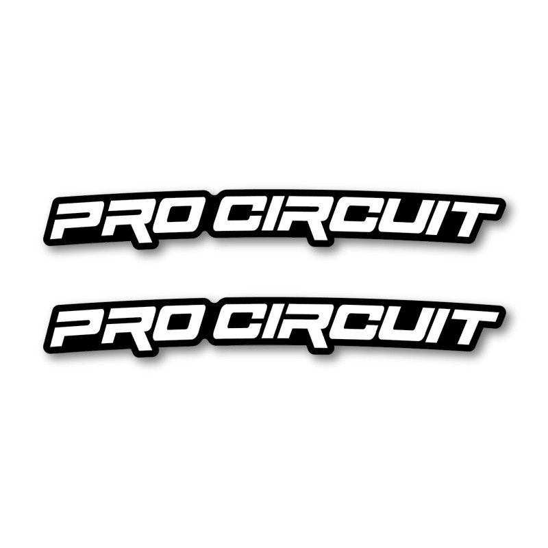 Front fender decal-ProCircuit- (2 pcs)