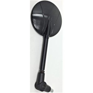 Reclinable rearview mirror FLEXI FAR Carbon Look
