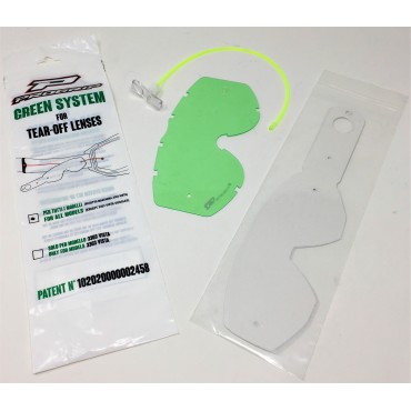 Green System for tear off ProGrip 9-3290 ProGrip Goggle Accessories