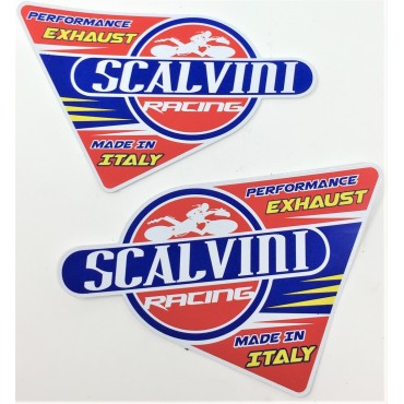 Sticker Silencer Scalvini 2 Stroke Type 3 Scalv2ttype3 Scalvini Exhaust (Parts & Accessories)