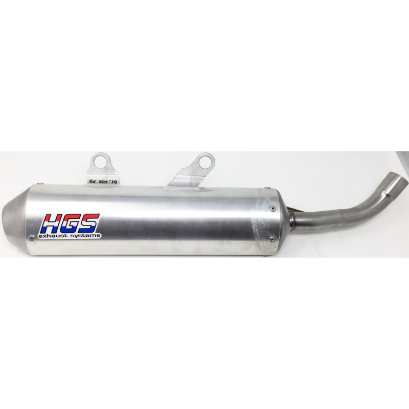 Silencieux HGS-Ktm SX 250 19-22 XC 250/300 20-23-Husqvarna TC 250 19-22 TE 250/300 20-23