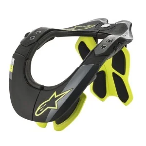 Collare Neck brace Alpinestars Bionic tech 2 nero-giallo fluo