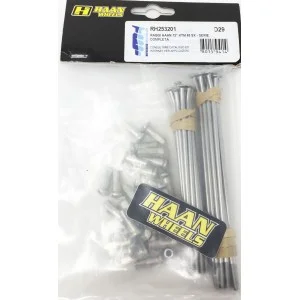 Spokes and nipples Haan Wheels-Ktm/Husqvarna 65 rear 12 Silver