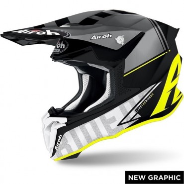 Helmet Airoh Twist 2.0 Tech Yellow Matt TW2T31 Airoh  Helmets
