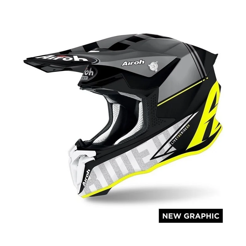 Casco Airoh Twist 2.0 Tech Giallo Opaco