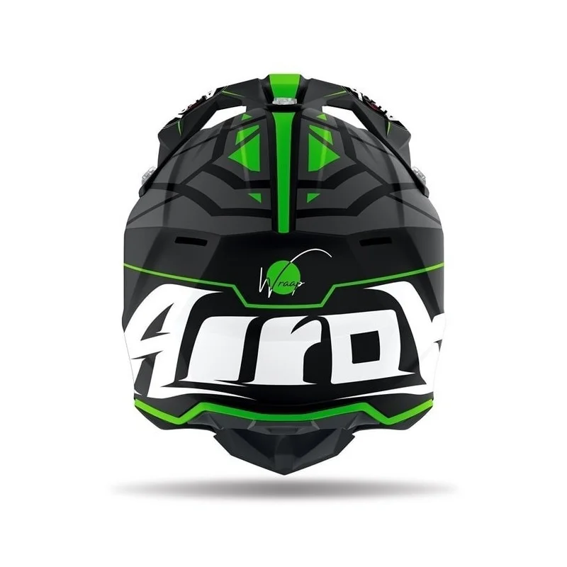 Casco Airoh Wraap Mood Verde Opaco