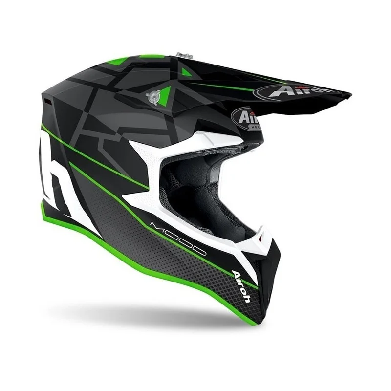 Casco Airoh Wraap Mood Verde Opaco