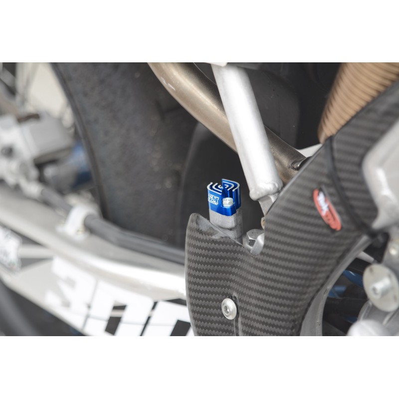 Rear master cylinder oil cover Nissin SM-Project blue