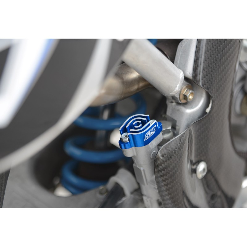 Rear master cylinder oil cover Nissin SM-Project blue
