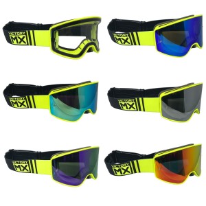 Maschera VictoryMX giallo fluo-nera