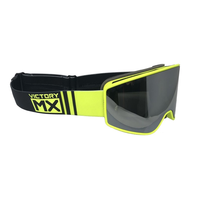 Masque VictoryMX flo jaune-noir