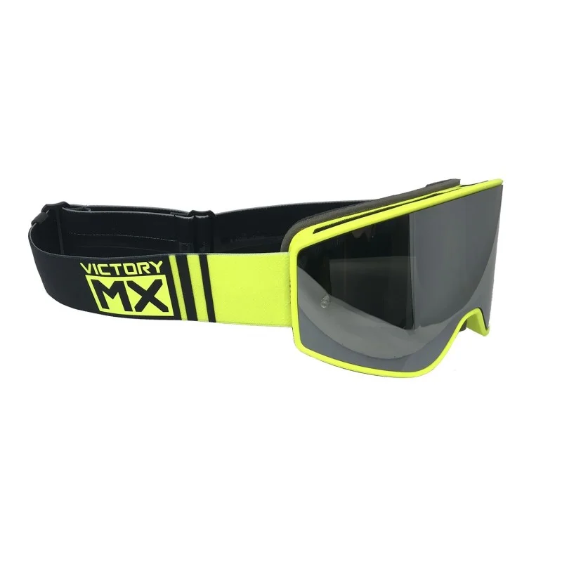 Maschera VictoryMX giallo fluo-nera