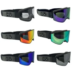 Crossbrille VictoryMX grau-schwarz