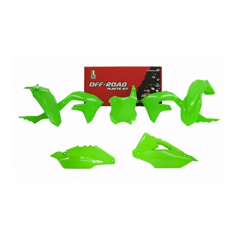 Plastic kit Rtech KXF 450 19- KXF 250 21- flo green