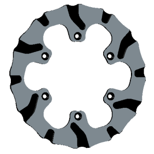 Brake Disc Rear Braking Batfly YZF 450 20- YZF 250 21- 240mm