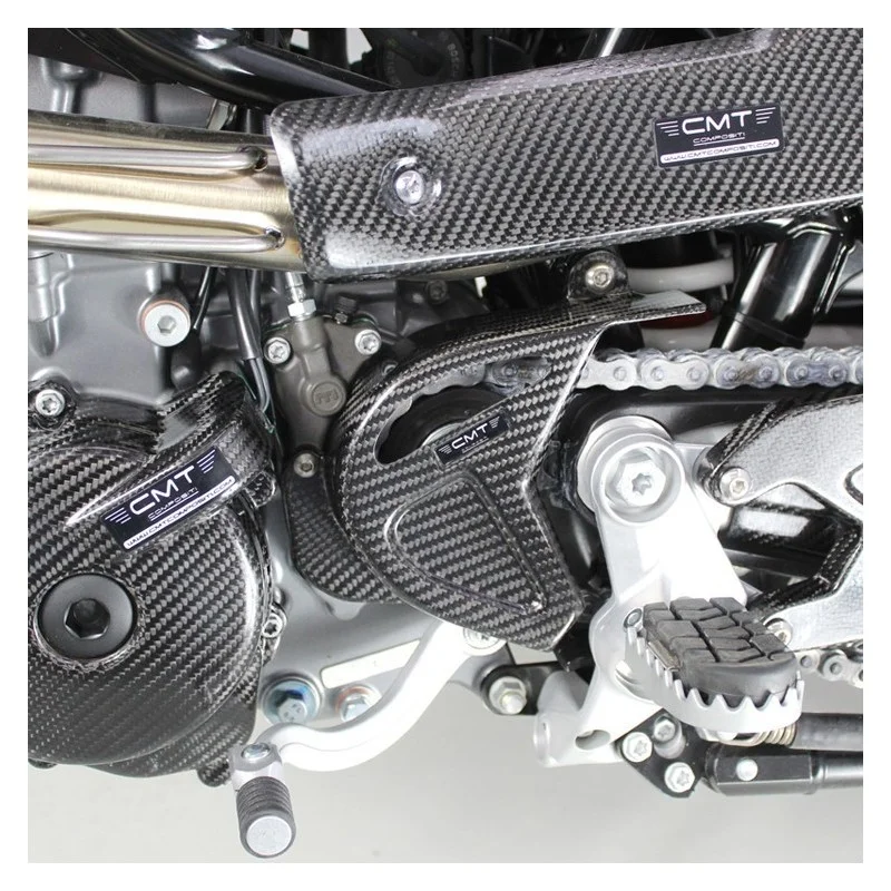 Carbon front sprocket guard CMT- Ktm 690 / Husqvarna 701