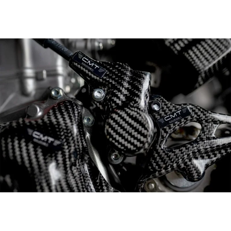 Carbon hydraulic clutch pump protection Honda CRF 450 2021-