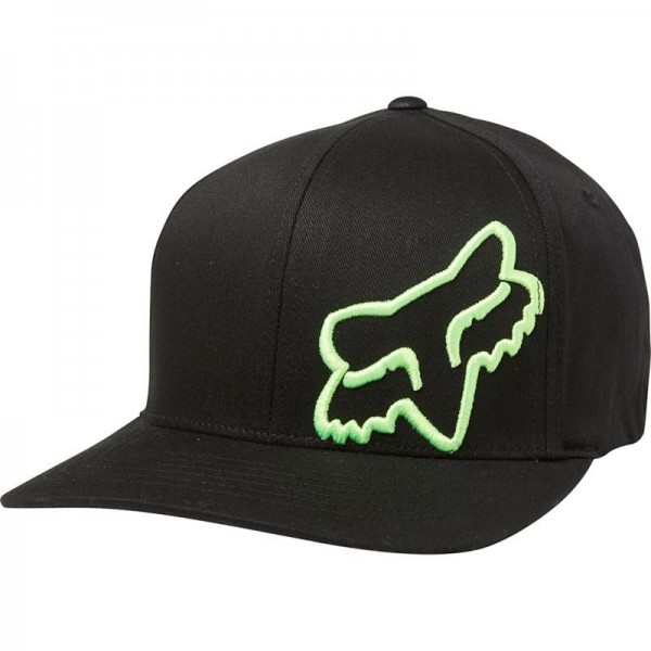 Fox Flex 45 Flexfit Hat Black/Green 58379-151 Fox Caps and beanies