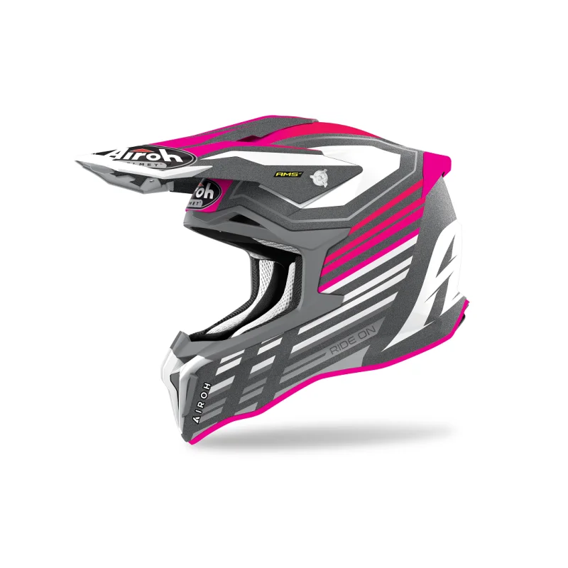 Casco Airoh Strycker Pink Matt