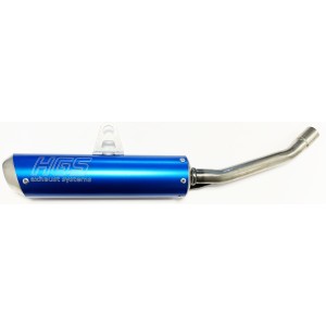 Silenziatore HGS Ktm SX 125 2004-2015, EXC 125 2005-2016 anodizzato blu