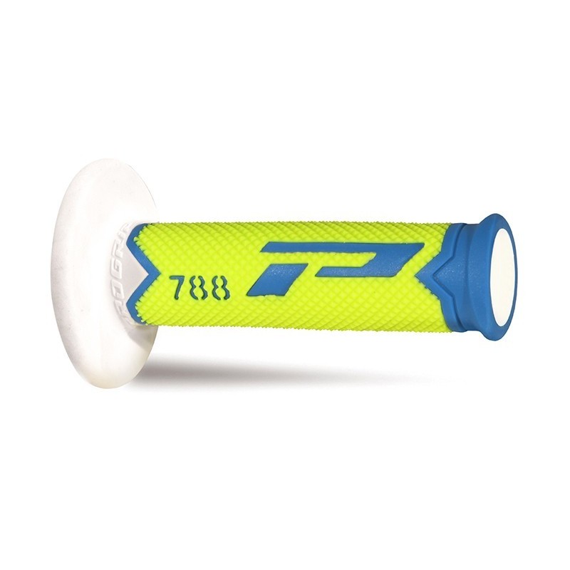 Manopole ProGrip Triple Density 788 Azzurro Giallo Fluo Bianco