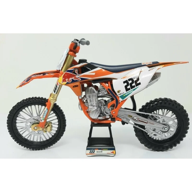 Diecast bike model KTM Tony Cairoli 222 1:10