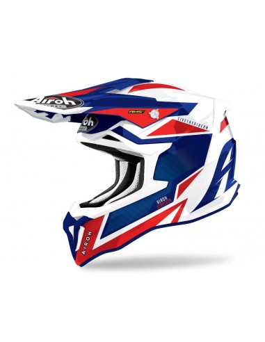 Helmet Airoh Strycker blue/red Gloss STKA55 Airoh  Motocross Helmets