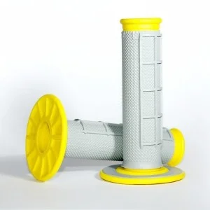 Grips renthal dual compound 50-50 yellow G192 Renthal Grips