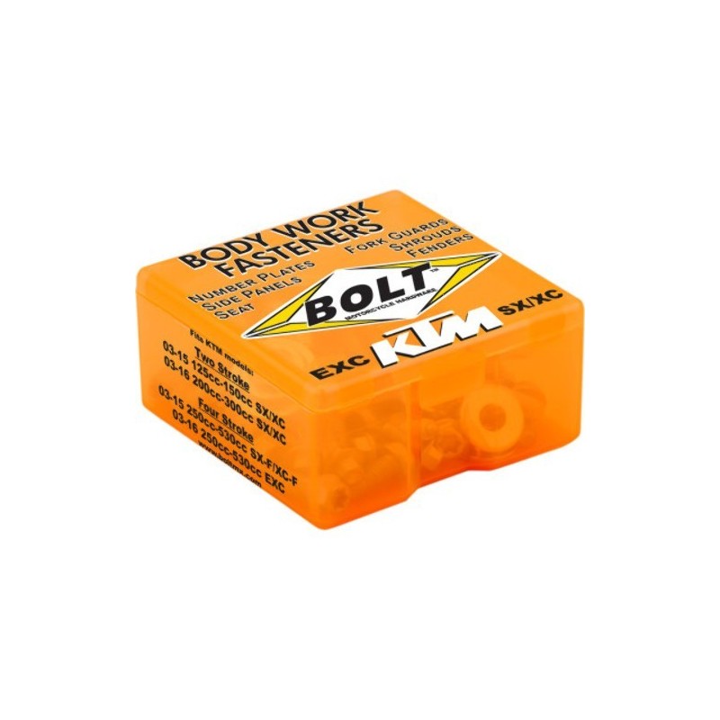 Kit full plastic fastener Bolt