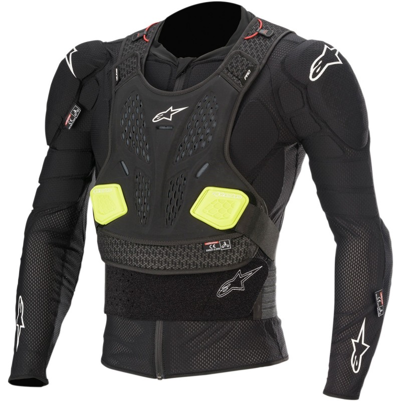 Pettorina Alpinestars Bio Pro V2 Nera/Giallo Fluo 6506620-155-