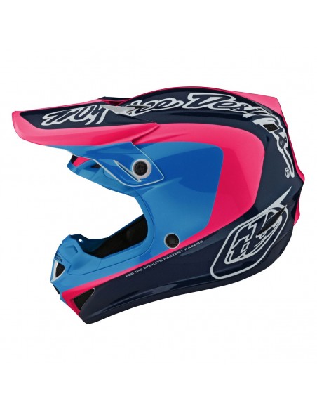 Helmet TLD Troy Lee Designs SE4 Polyacrylite Corsa Navy/Cyan Troy lee Designs