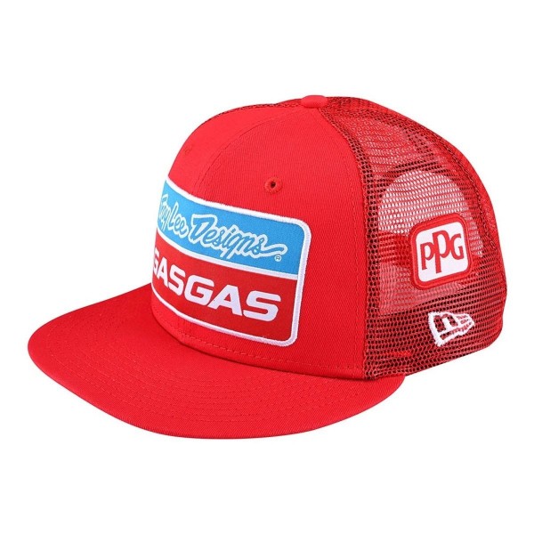 Snapback TLD GasGas Team Red 774318000 Troy lee Designs Caps and beanies