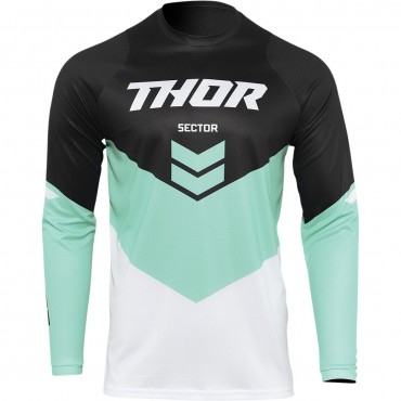 Jersey Thor Sector Chevron Black Mint 2022 2910645 Thor Combo Jersey & Pant Motocross/Enduro