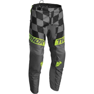Pantalon Cross Youth Thor Sector Gray Fluo jaune